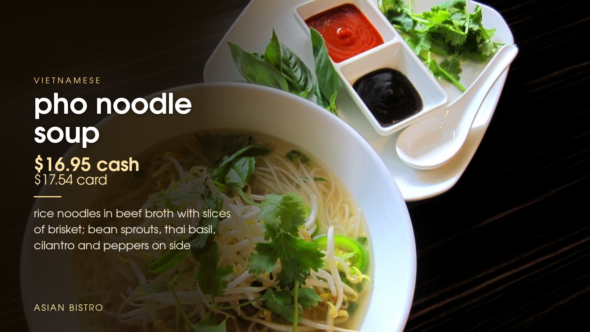 Pho Noodle Soup